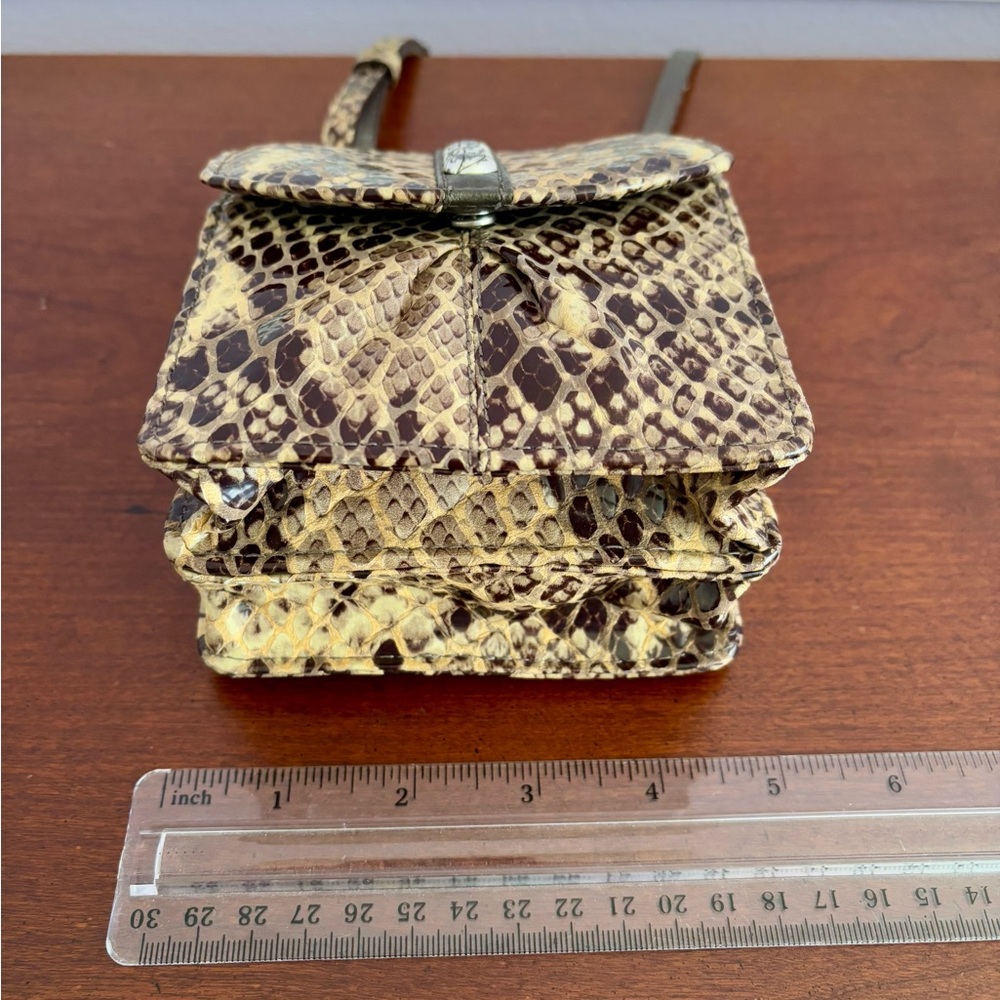 Brighton Python Mini Nolita Organizer Crossbody B… - image 12